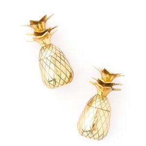 The Pineapple Co. Brass Pineapple Shot Glasses